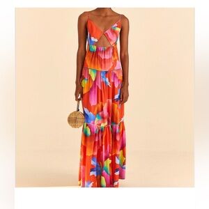 Farm Rio Ombré Chita Maxi Dress
